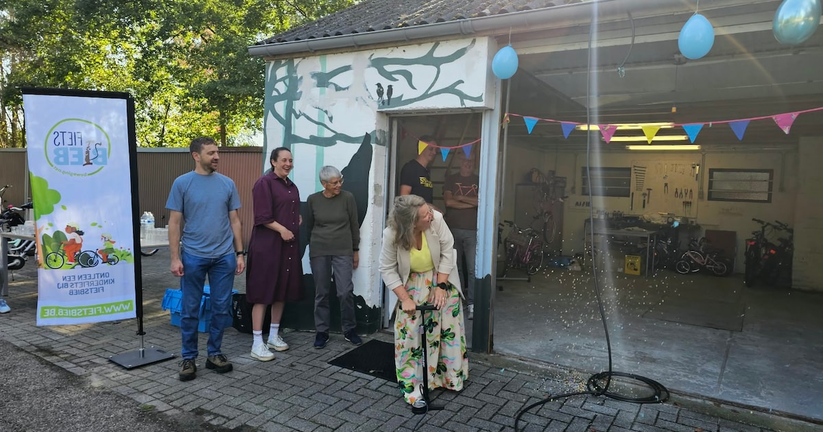 Fietsbieb opent nieuw uitleenpunt in Putte: fiets ruilen kan zodra je kind eruit groeit