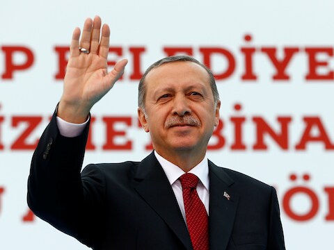 De Turkse president Recep Tayyip Erdogan.