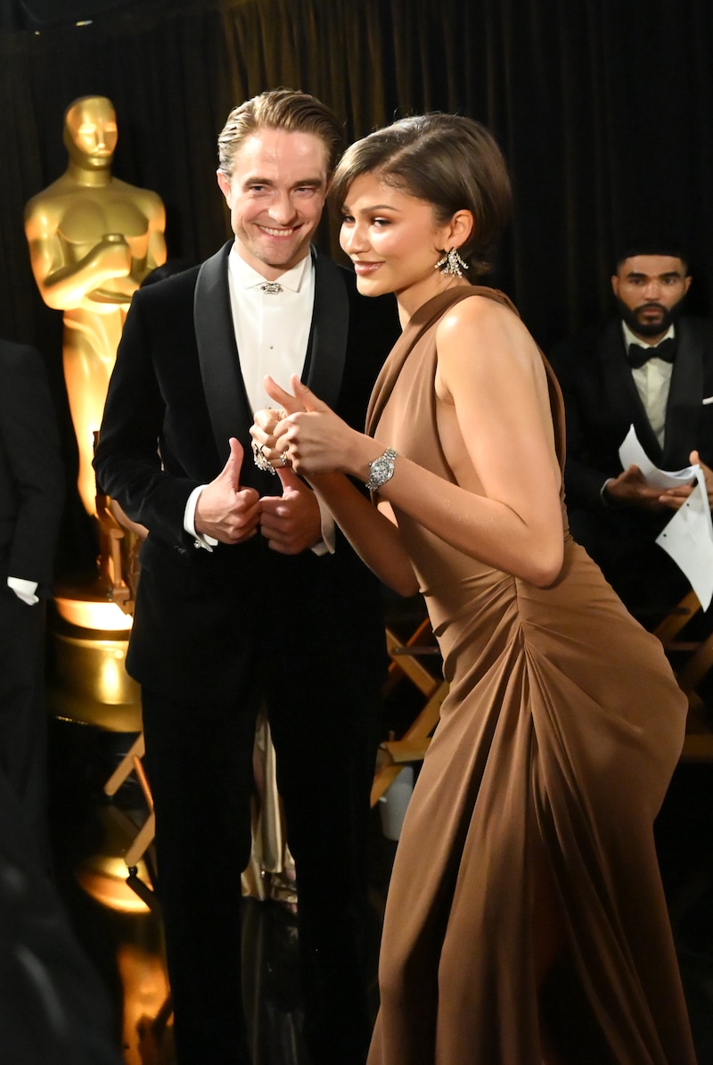 Robert Pattinson en Zendaya. 