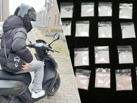 Illustratiebeelden. Een verdachte rit op een bromfiets eindigde voor de tieners met de inbeslagname van 28 gram cocaïne en een verschijning voor de jeugdrechter.
