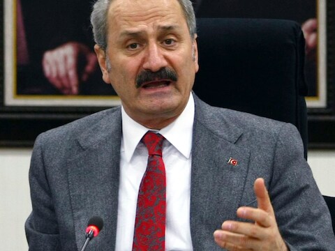 De Turkse minister van Economie Zafer Caglayan.