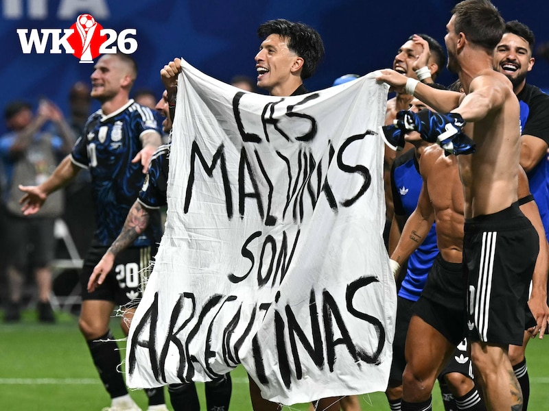 Na alle heisa: Witte Huis verdedigt veelbesproken politiek geladen spandoek van Argentijnse spelers na halve finale WK