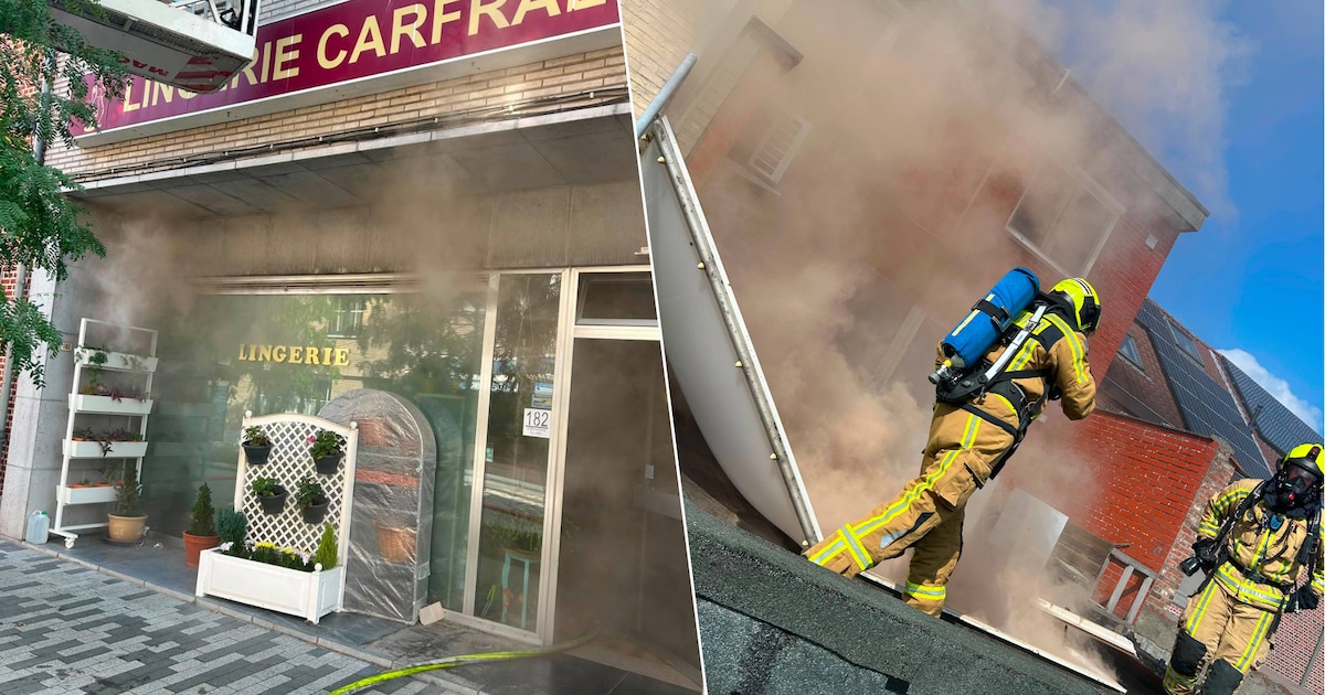 Brand in lingeriewinkel in Kapelle-op-den-Bos
