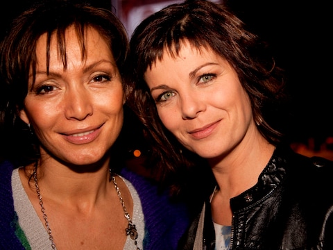Martine Prenen met Geena Lisa op de MIA’s in 2010. De twee waren ontzettend goede vriendinnen.