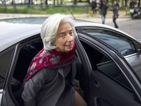 IMF-topvrouw Christine Lagarde.