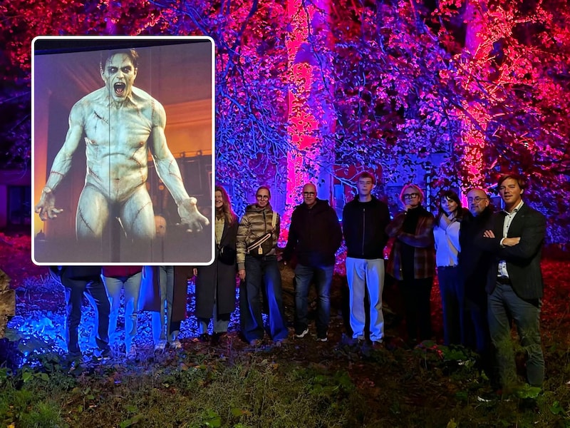Tijdens de herfstvakantie kan je in Roeselare de lichtbelevingswandeling Frankenstein ontdekken.