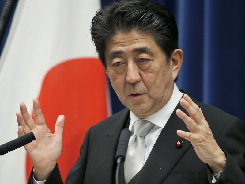 Japans premier Shinzo Abe.