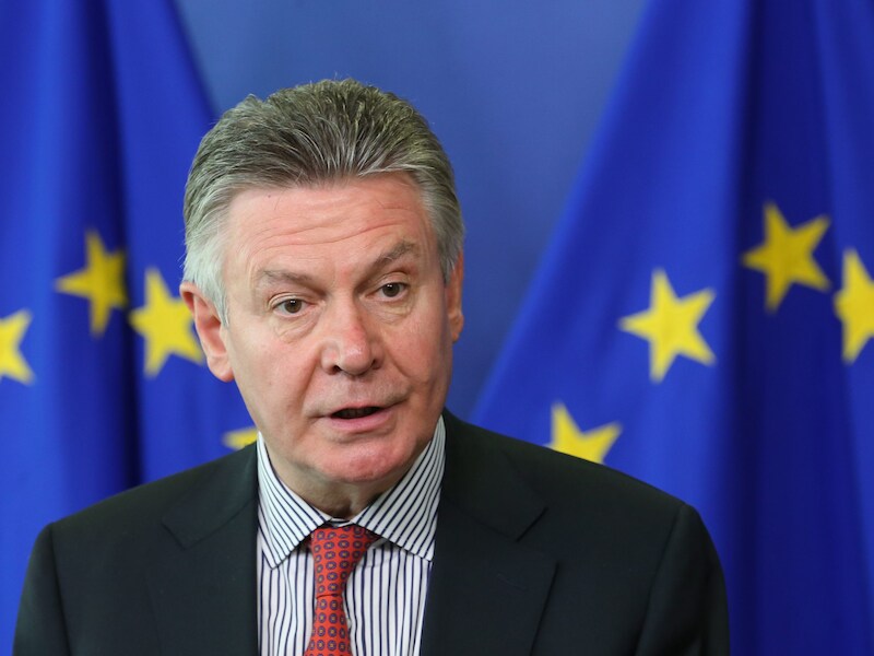 Europees commissaris Karel De Gucht.
