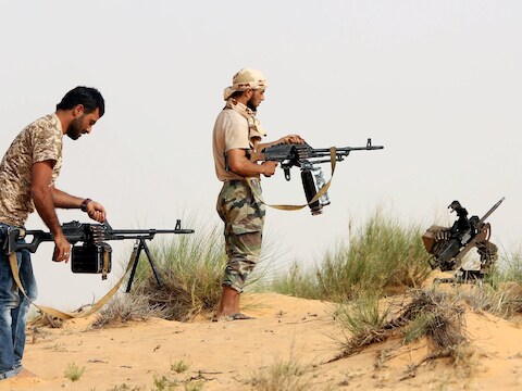 Tripoli is nu in handen van 'Libische Dageraad', een coalitie van islamitische opstandelingen.