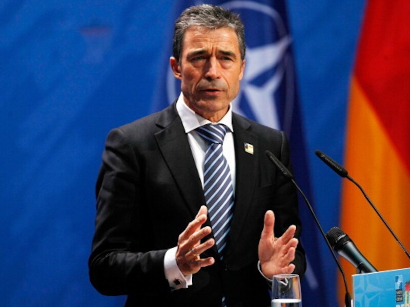 Anders Fogh Rasmussen, secretaris-generaal van de NAVO
