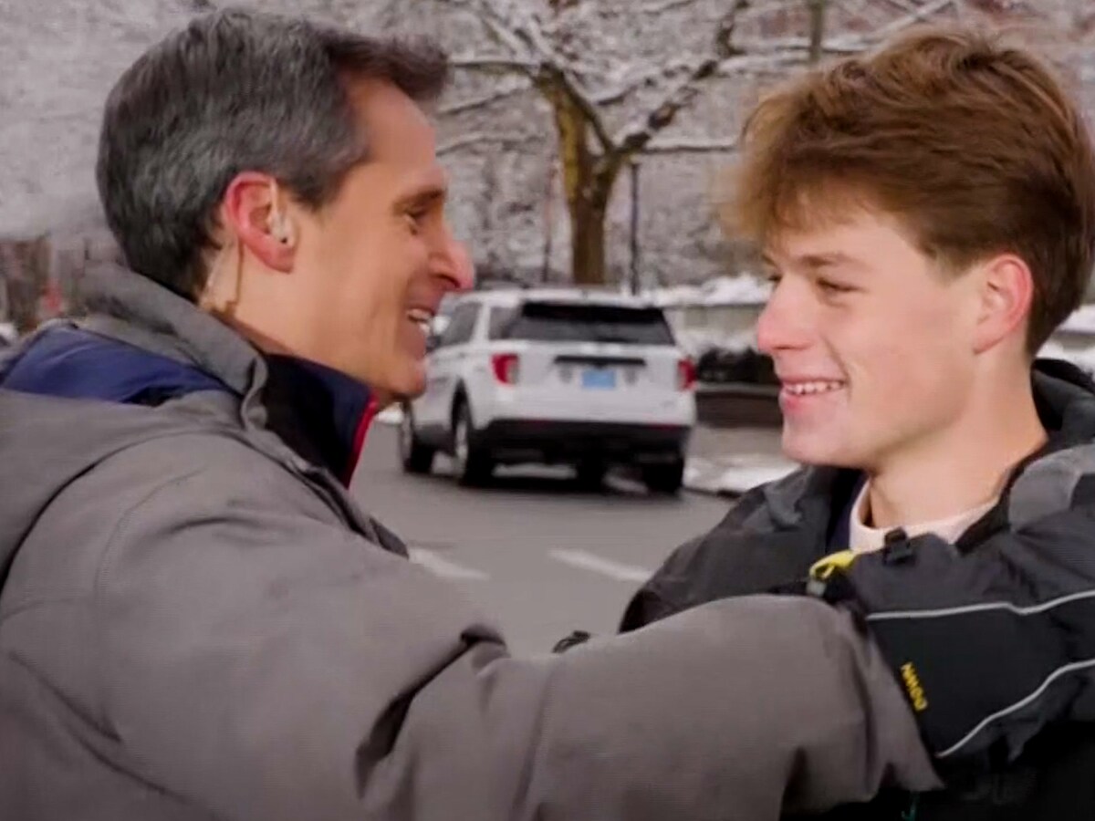 John Berman y su hijo Joe.