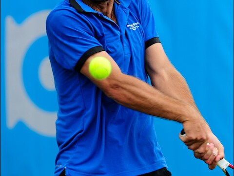 De 26-jarige Niels Desein nam de eerste hindernis op weg naar de hoofdtabel van Roland Garros