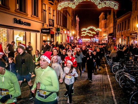 Kerstloop Brugge: vorig jaar namen 7.500 mensen deel