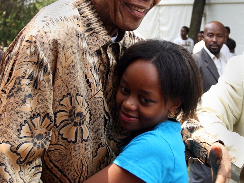 Nelson Mandela in december 2008.