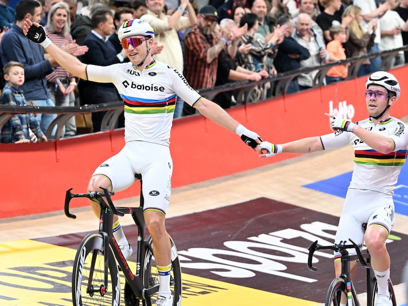 Lindsay De Vylder en Belgian Fabio Van Den Bossche.