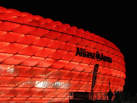 De Allianz Arena, de thuisbasis van Bayern München