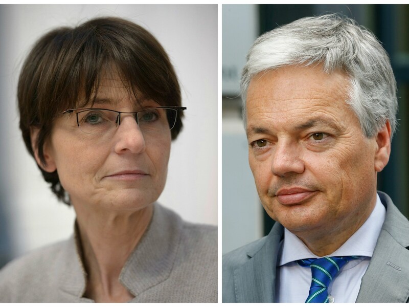 Marianne Thyssen (CD&amp;V) en Didier Reynders (Open Vld).