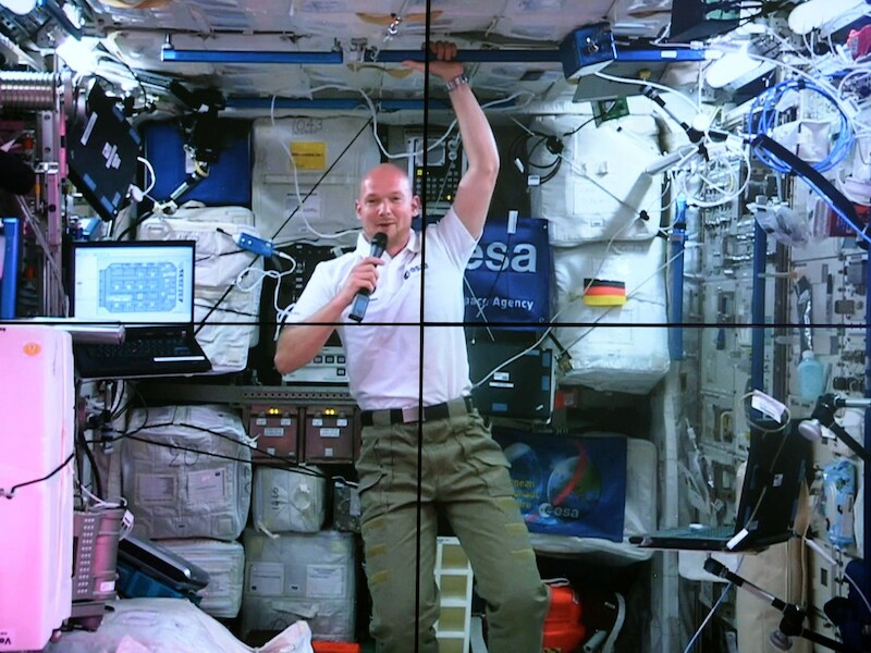 Duitse astronaut Alexander Gerst.