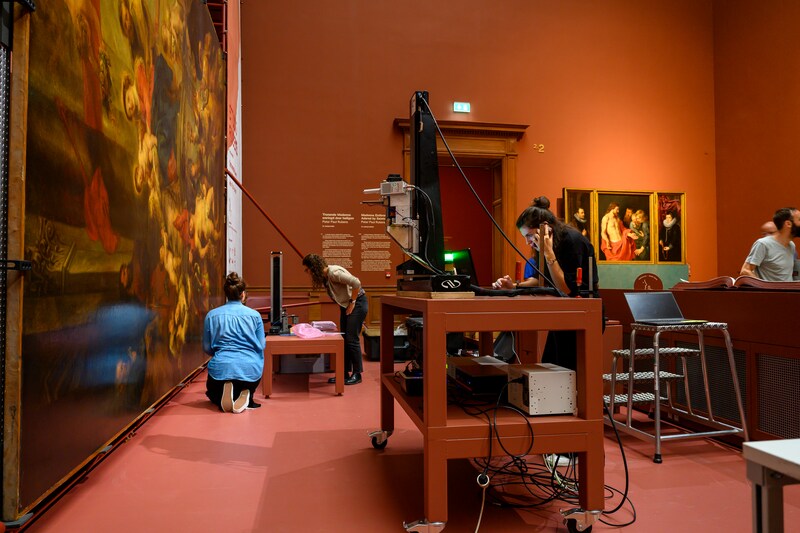 Een zeer innovatieve restauratie van de Tronende Madonna.