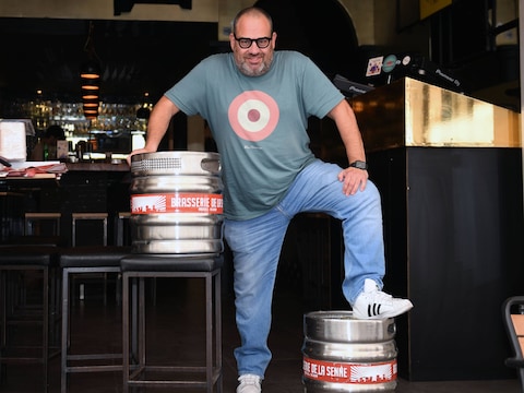 Erik ‘Droppie’ De Rop is helemaal klaar voor zijn taak als ambassadeur voor Leuven in de campagne van ‘Kroegtijgers’ van stadsgenoot Ben Mouling.