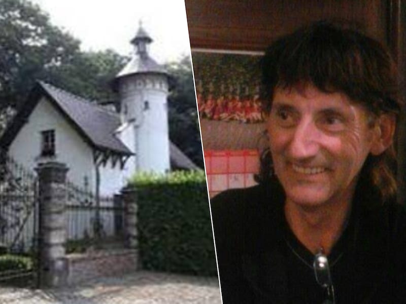 Keveyn en zijn vrienden vertelden destijds dat ze Alain Fleurus (rechts) “een lesje wilden leren wegens zijn geaardheid”, maar de man stierf. Hij woonde in de conciërgewoning aan de Ninoofsesteenweg van het grote kasteeldomein in Itterbeek (links).