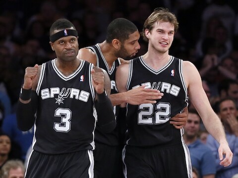Stephen Jackson (links).