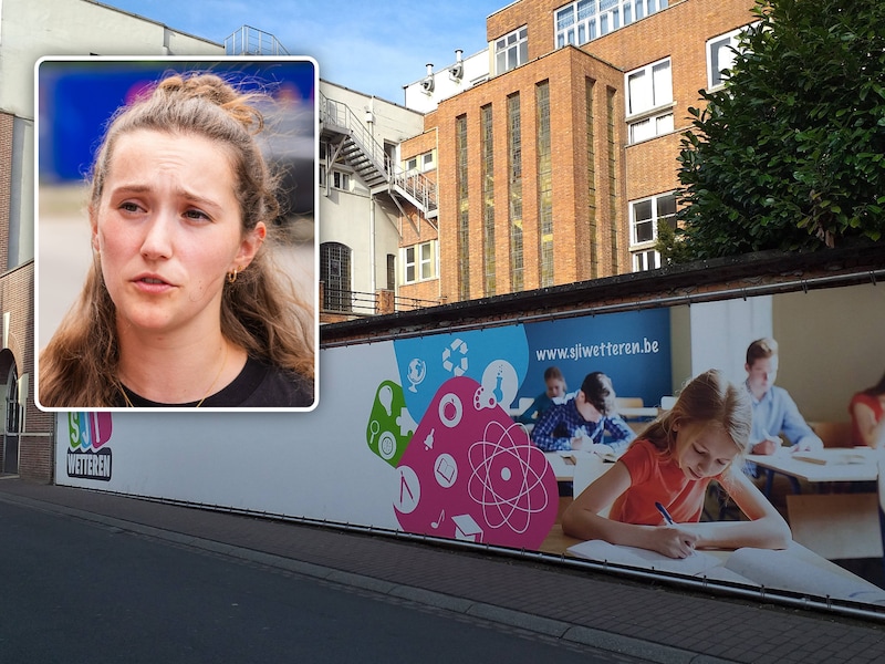 Het gaat om een leerling van het Sint-Jozef Instituut aan de Wegvoeringstraat in Wetteren. Lisa De Wilde (inzet) van het parket bevestigt de arrestatie. 