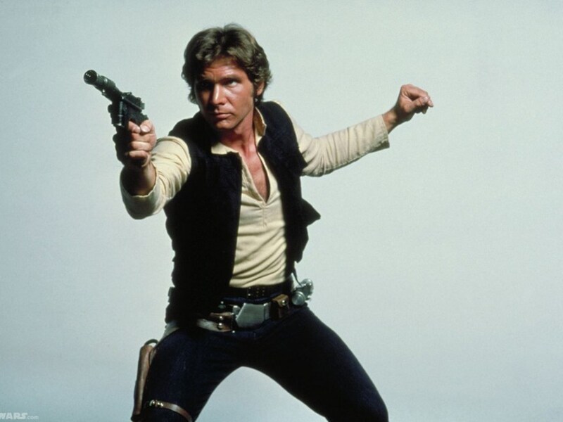 Harrison Ford tijdens de allereerste 'Star Wars' uit 1977.