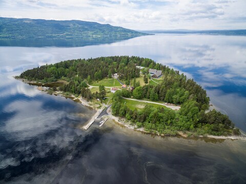 Het eiland Utoya, waar Anders Breivik zes jaar geleden 69 slachtoffers maakte.