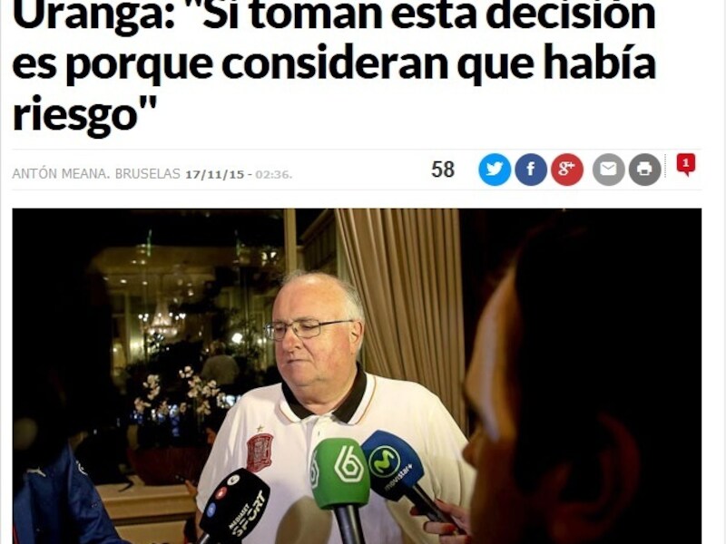 Uranga aan het woord in Brussel