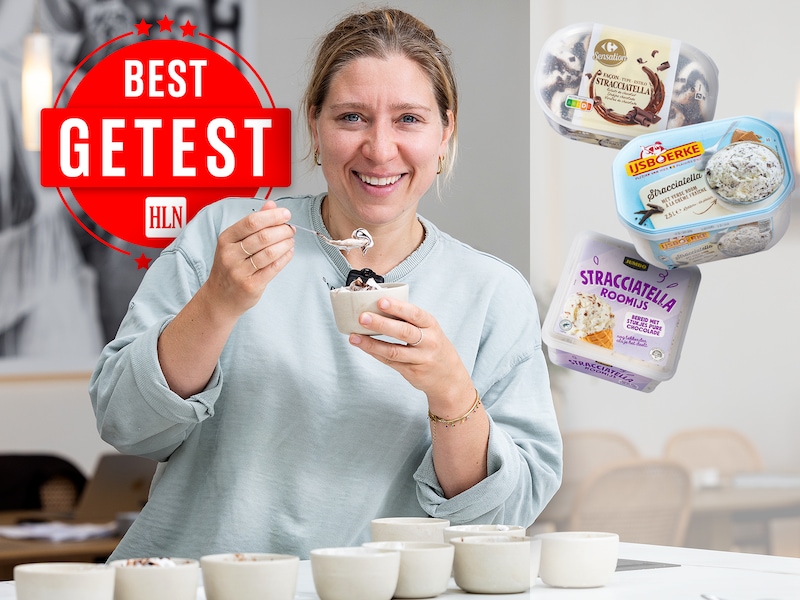 Niet het duurste merk, maar een huismerk scoort best in test van stracciatella-ijs: “Hier proef je tenminste chocolade”