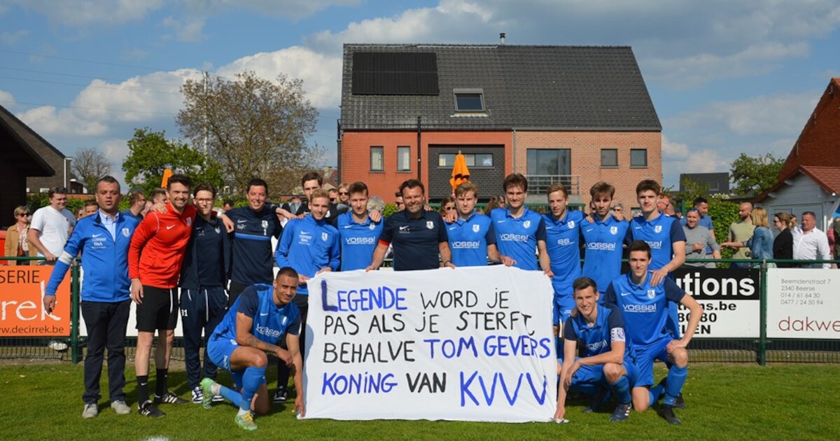 KVV Vosselaar zwaait trainer Tom Gevers uit | Vosselaar | HLN.be