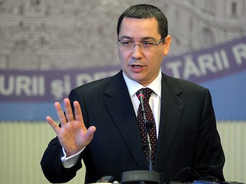 De Roemeense premier Victor Ponta.