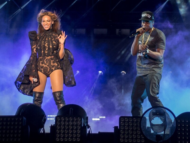 Beyoncé samen met haar man Jay-Z