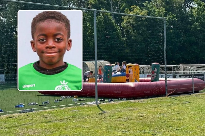 Ik betaal voor de fouten van anderen met het leven van mijn zoon&rdquo;: papa van  Jean (7) reageert nadat springkasteel weggeblazen wordt in Hamme | Regio |  HLN.be