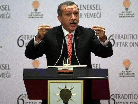 De Turkse premier Recep Tayyip Erdogan.