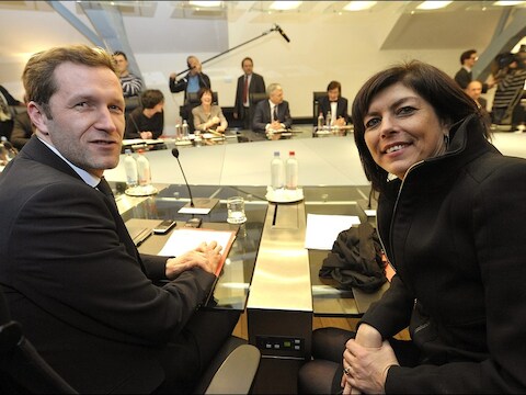 Paul Magnette en Joëlle Milquet.