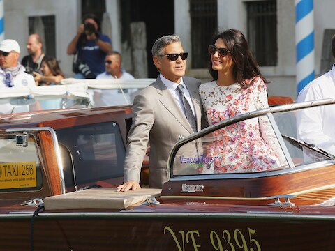 George Clooney en zijn vrouw Amal Alamuddin