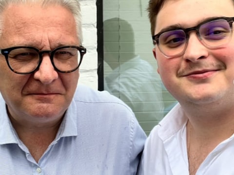 Prins Laurent en zijn zoon Clément (25).