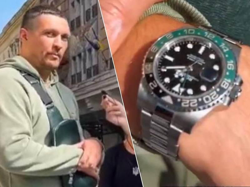Bokskampioen Usyk zorgt voor verbazing met verhaal over Rolex van 100 dollar