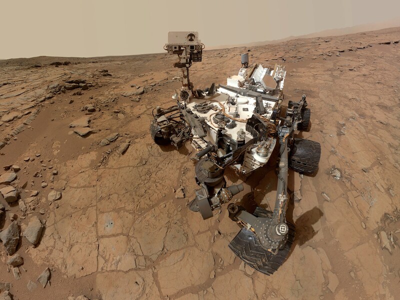 Marsjeep Curiosity.