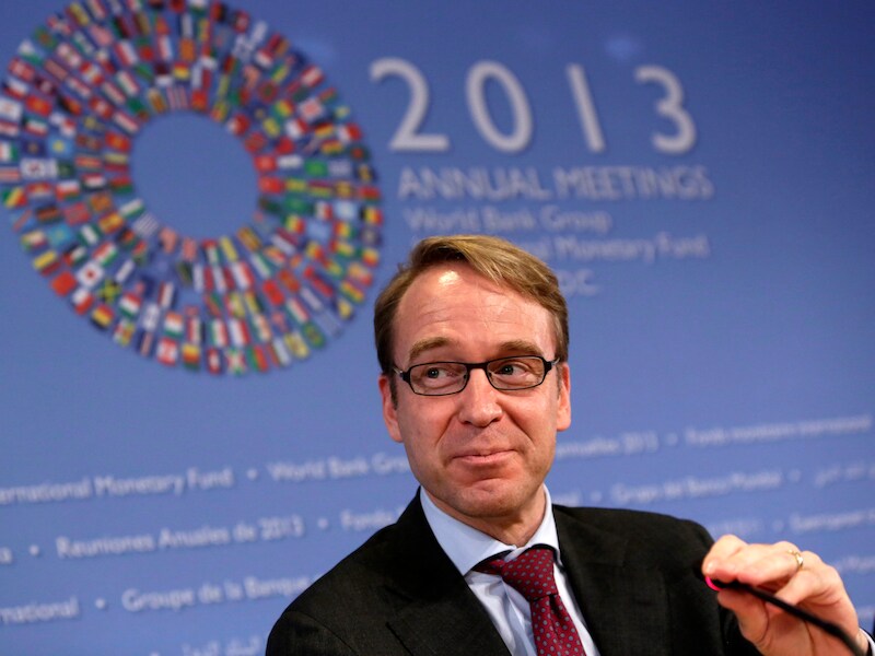 Jens Weidmann, de voorzitter van de Duitse centrale bank.