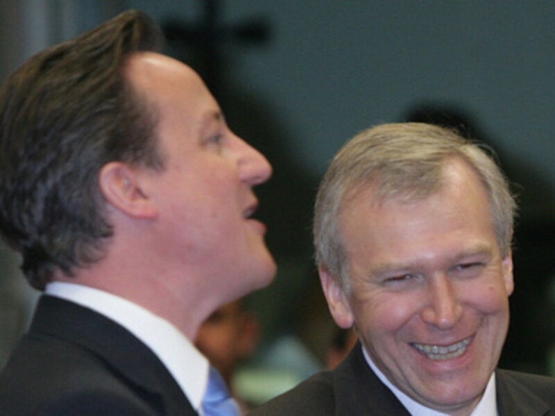 Premier Yves Leterme met Britse premier David Cameron