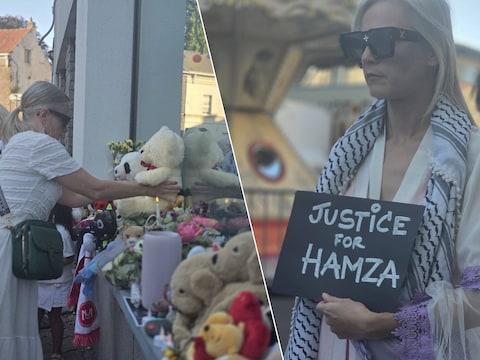 Honderden mensen kwamen samen in Merchtem om Hamza (7) te gedenken.