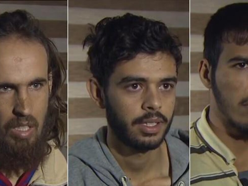 Laith Ahmed, Akram Ahmed en Abdelrahman al-Azy.