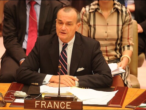 Franse ambassadeur bij de VN, Gérard Araud