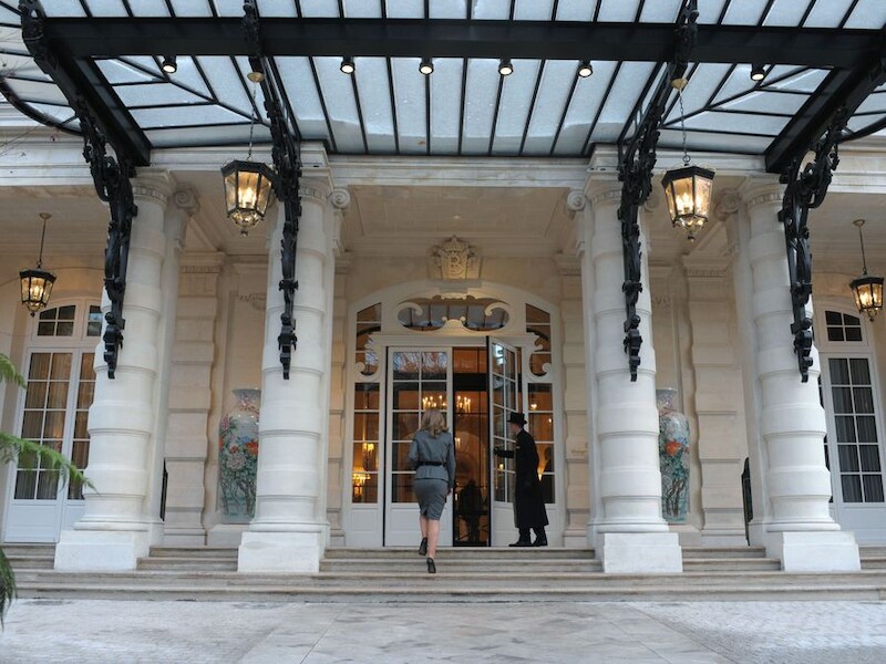 Het luxehotel Shangri-La in Parijs.