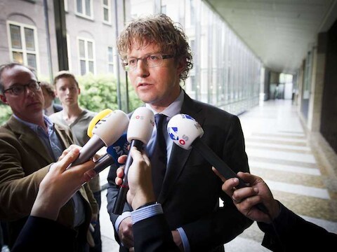 De Nederlandse staatssecretaris Sander Dekker van Onderwijs.