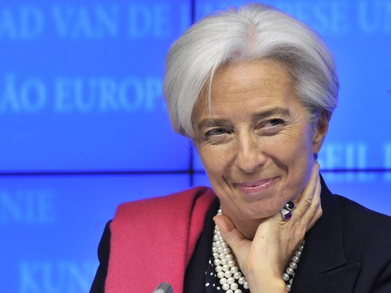 Christine Lagarde, directeur-generaal van het IMF.