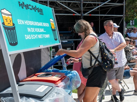 Er werd opvallend meer gesorteerd en gerecycleerd